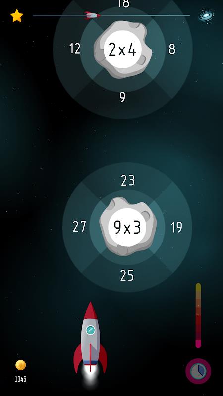 Space Math: Multiplikation Screenshot 3