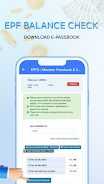 EPF Balance, KYC Passbook, UAN Captura de tela 2