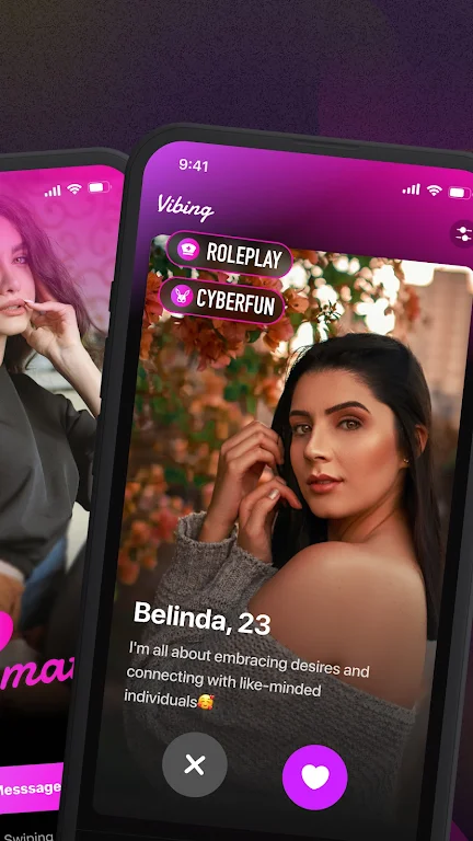 Vibing Dating: Meet, Flirt App Скриншот 1