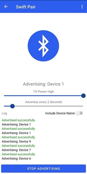 Bluetooth Le Spam スクリーンショット 1