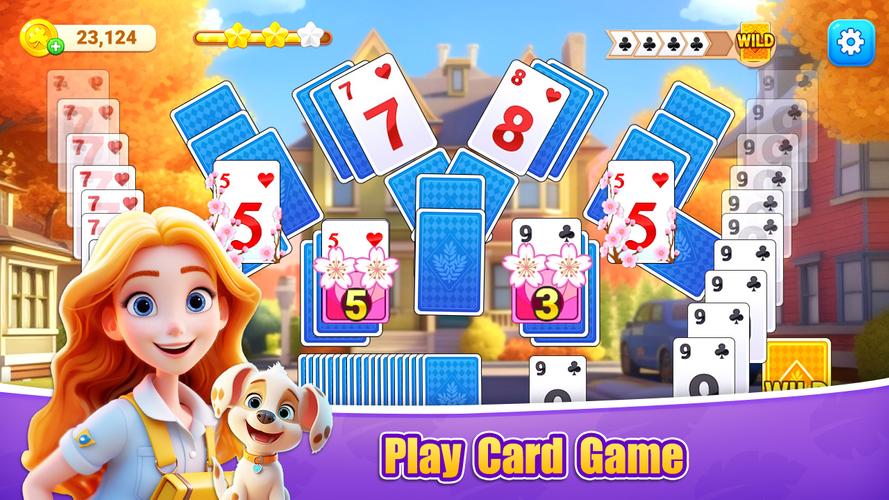 Fish Solitaire™ TriPeaks 스크린샷 1