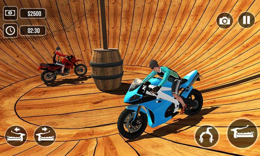 Well of Death Bike Stunts Ride スクリーンショット 0