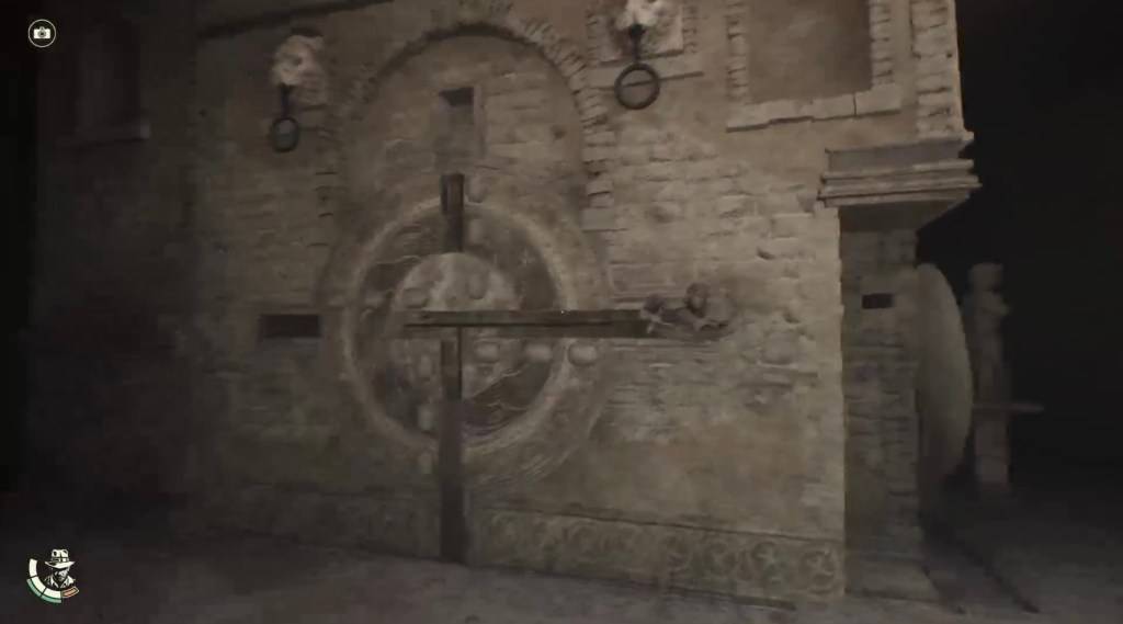 The solution for the second half of the Fountain of Confession Puzzle in Indiana Jones and the Great Circle