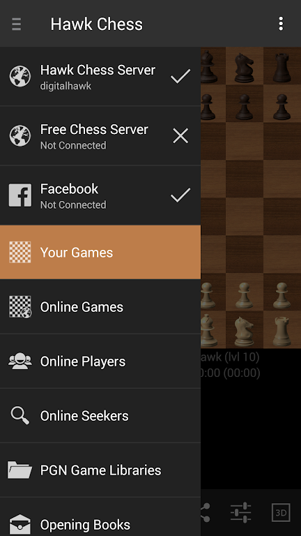 Hawk Chess Free Captura de tela 1