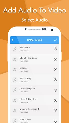 Add Audio To Video Скриншот 3
