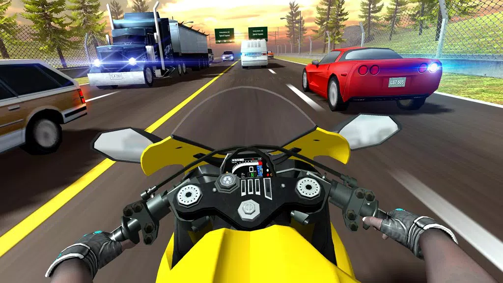 Highway Moto Rider 2: Traffic應用截圖第1張