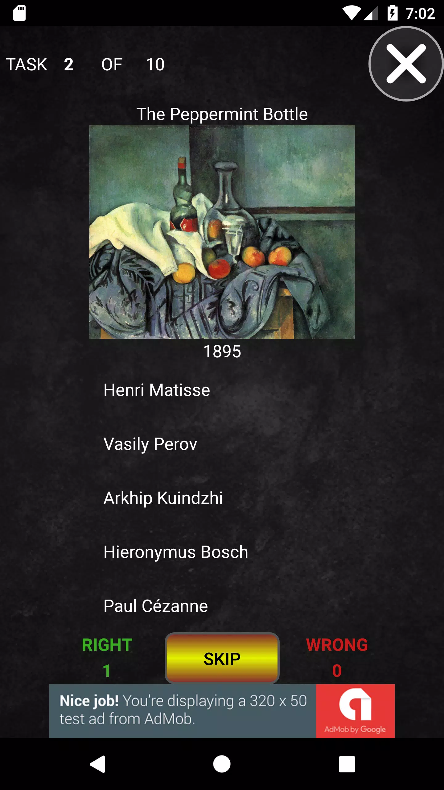 Painters Quiz Screenshot 1