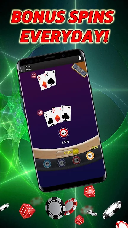 Black Jack for Winners: Card Game スクリーンショット 2