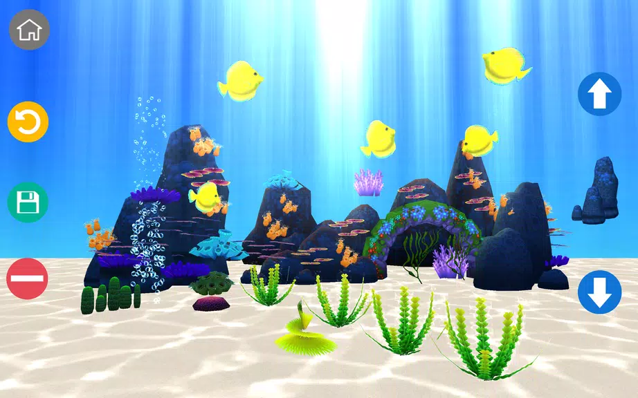 Aquarium Sim Captura de tela 1