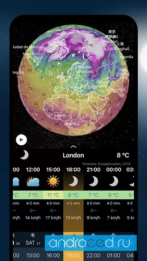 Ventusky Weather Maps & Radar स्क्रीनशॉट 0