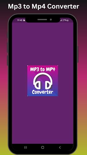 Mp3 to Mp4 Converter Скриншот 0