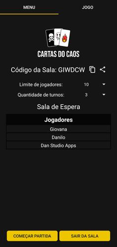 Cartas do Caos應用截圖第1張