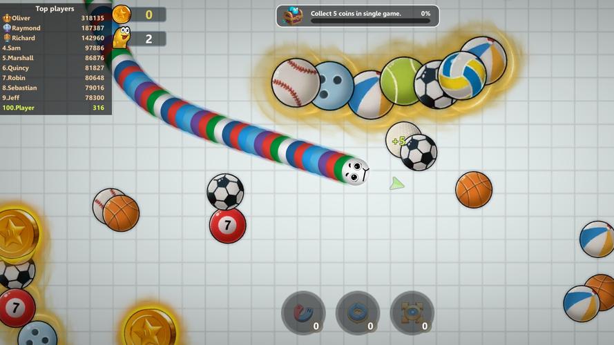 Slinky Snake: Worm.io Game Capture d'écran 2