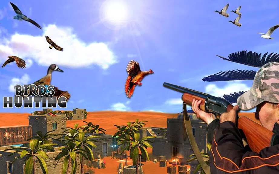 Desert Birds Sniper Shooter 3D 스크린샷 1