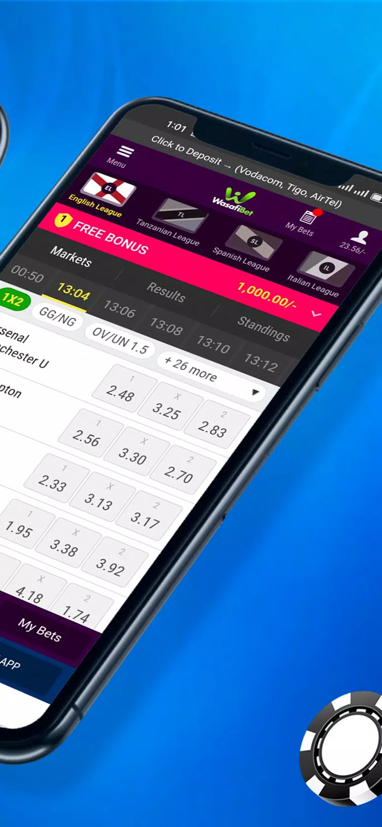 Wasafibet - Sportsbook, Casino應用截圖第3張