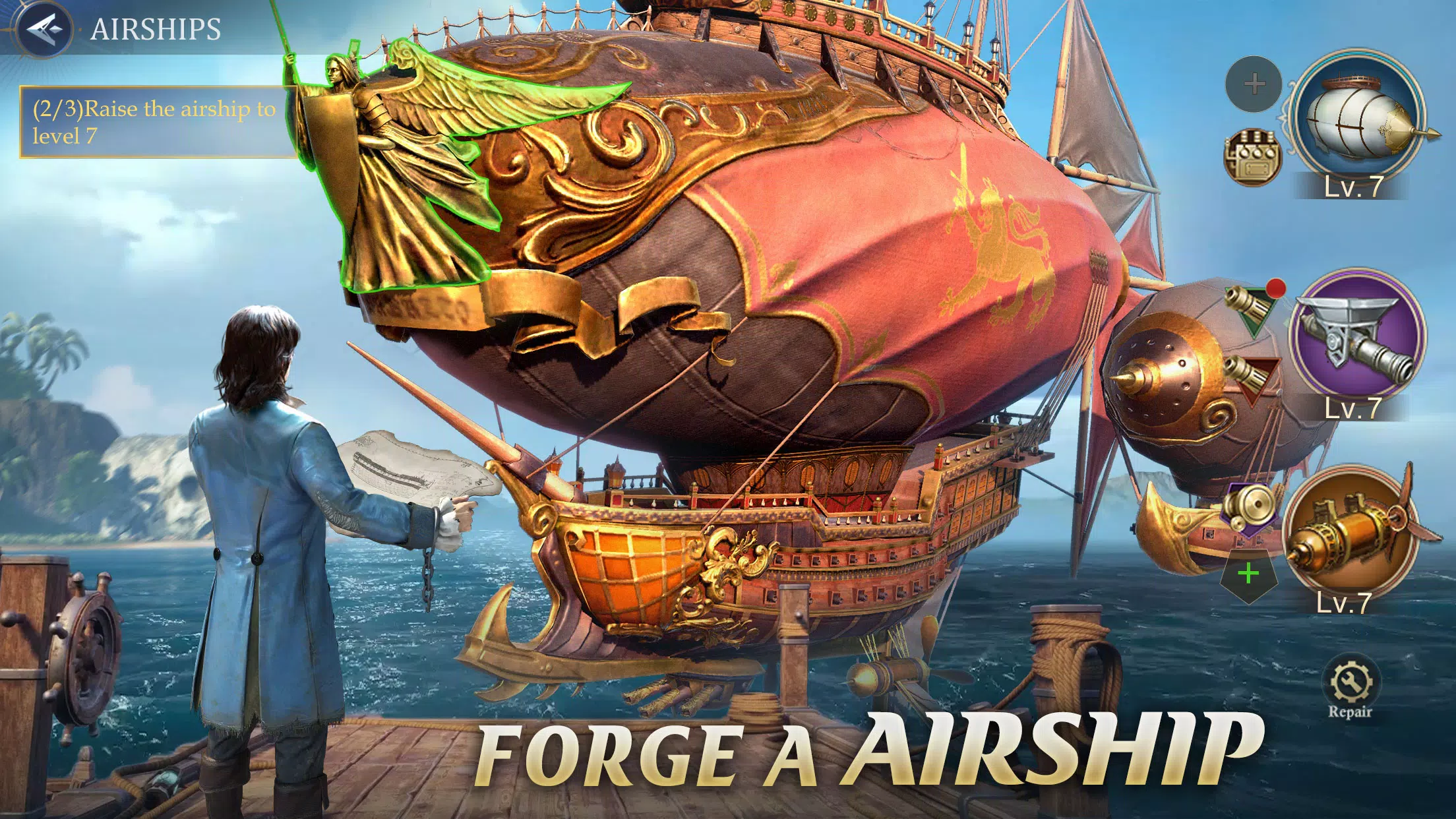 Guns of Glory: Lost Island Скриншот 1