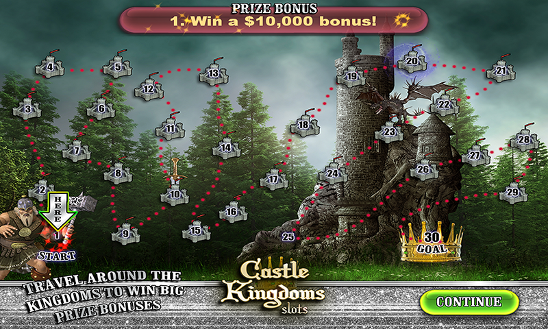 Castle Kingdoms Magic Dragon Legend Slots FREE应用截图第1张