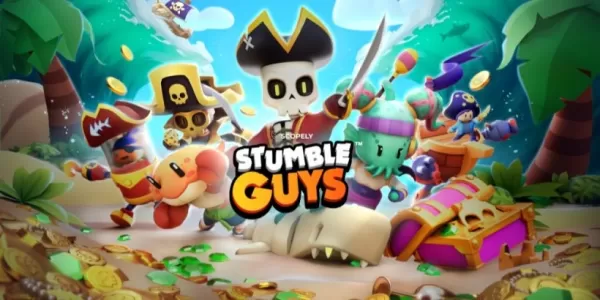 В игре Stumble Guys появился пиратский хаос в режиме Plunder Party.