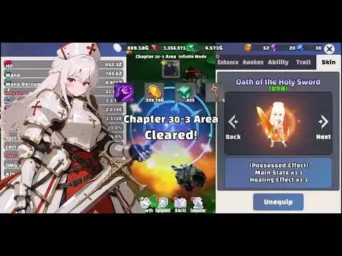 Raising Reincarnated SwordMage Gameplay Preview