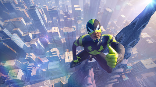 Rope Frog Ninja Hero Car Vegas 스크린샷 0
