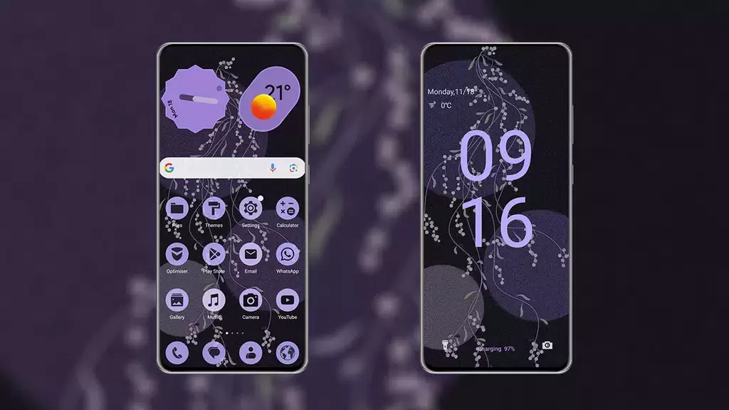 PixPurple EMUI MagicOS Theme スクリーンショット 1