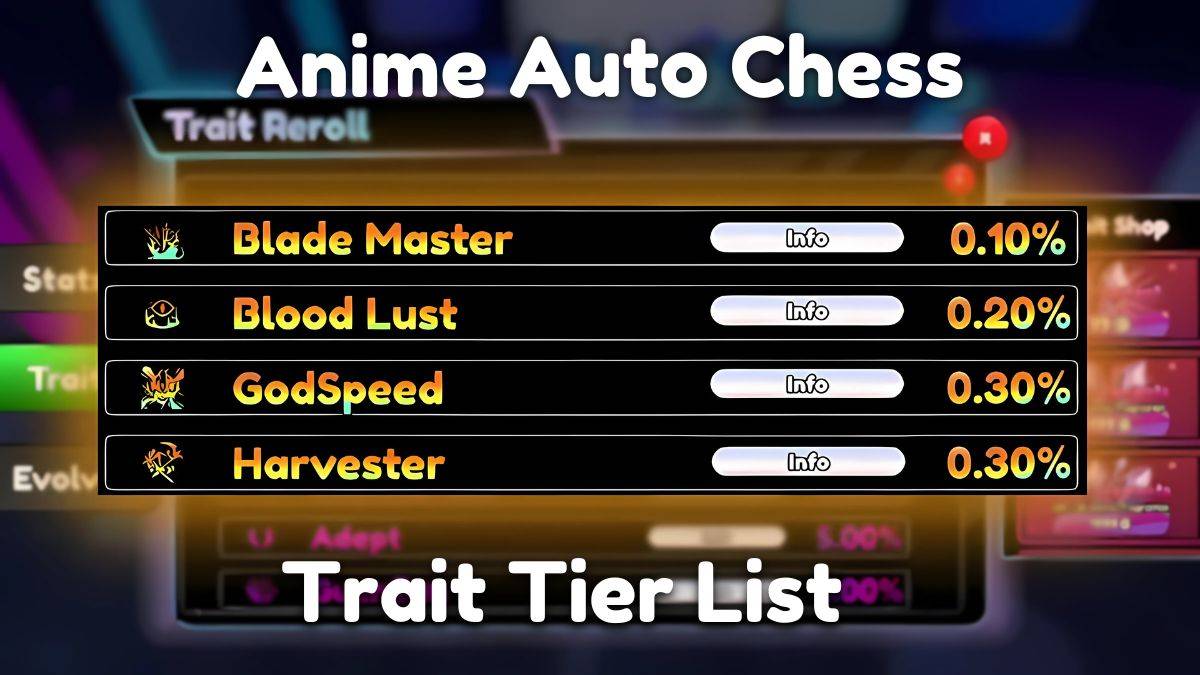 Anime Auto Chess Traiter Tier List [MISE À JOUR] (janvier 2025)