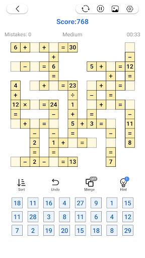 Math Number: Cross Math Puzzle Capture d'écran 1