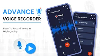 Advance Voice Recorder Captura de tela 0