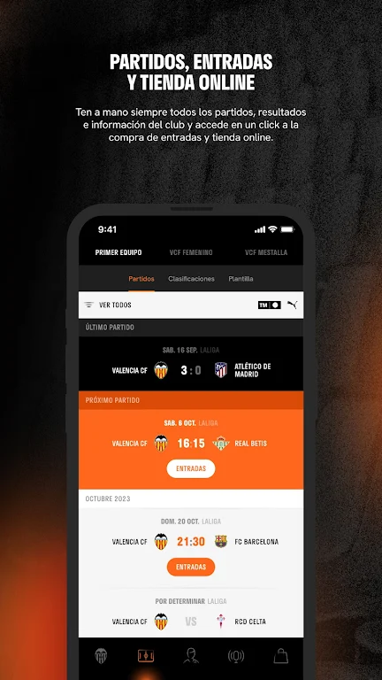 Valencia CF - Official App स्क्रीनशॉट 2