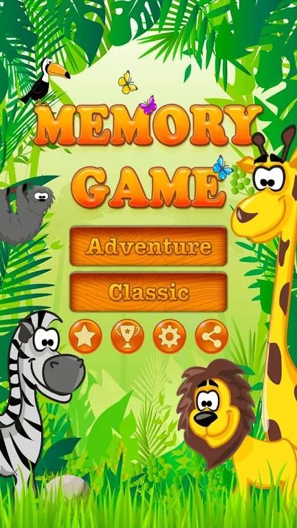 Memory Game Animals Скриншот 0