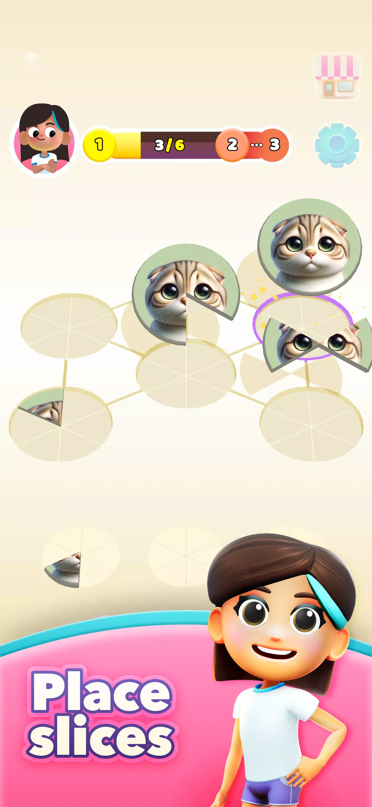 Mia’s Slices: Art Puzzle Game 스크린샷 0