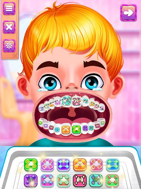 Mouth care doctor dentist game Captura de pantalla 1