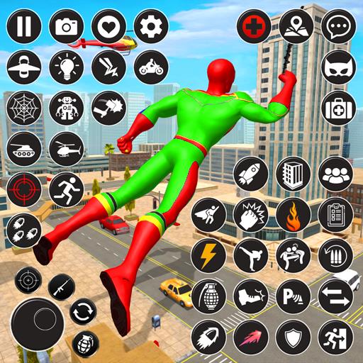 Rope Superhero Games Rope Hero Screenshot 0