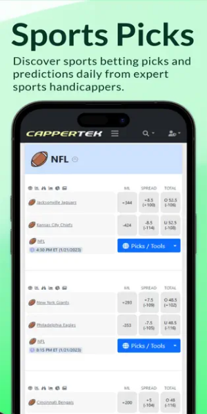 CapperTek Sports Betting Tools Скриншот 1