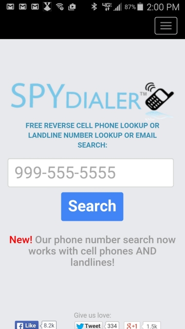 Spy Dialer Captura de tela 0