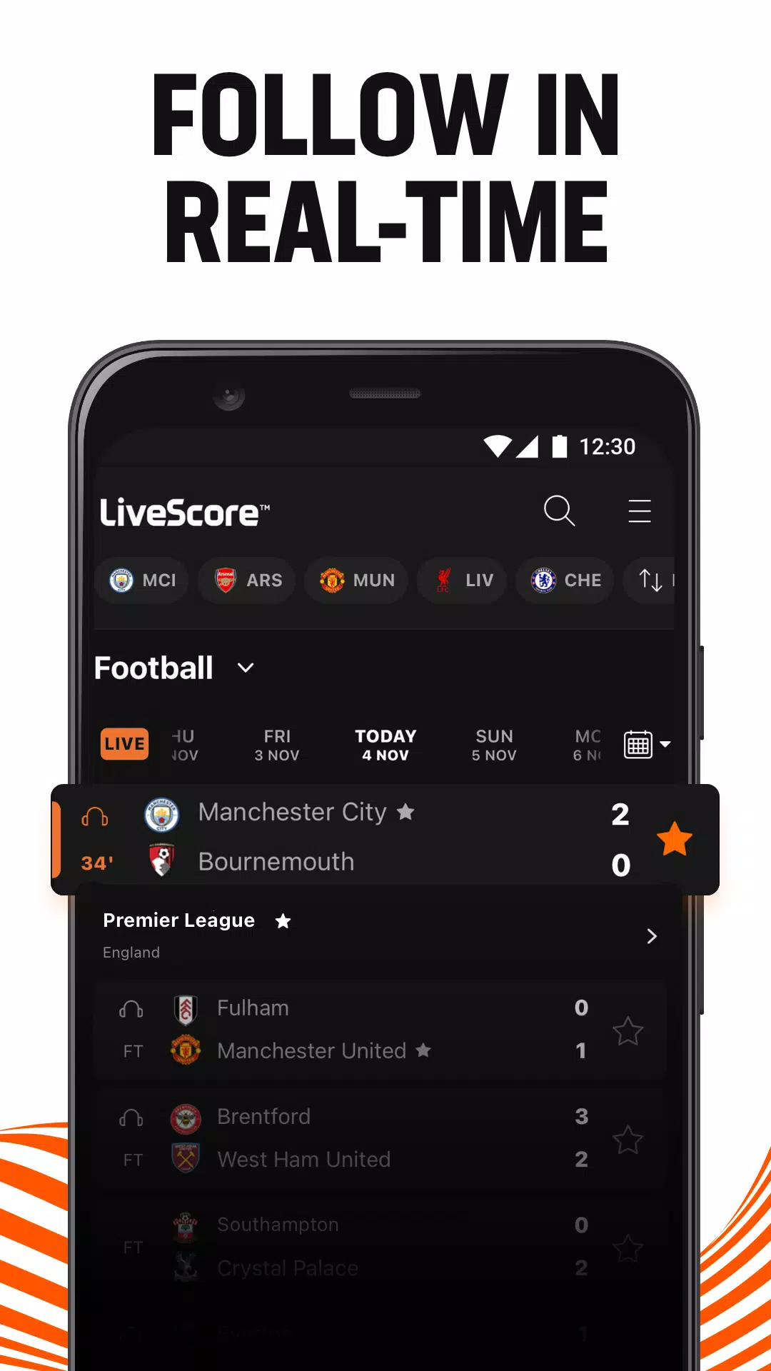 LiveScore: Live Sports Scores應用截圖第3張