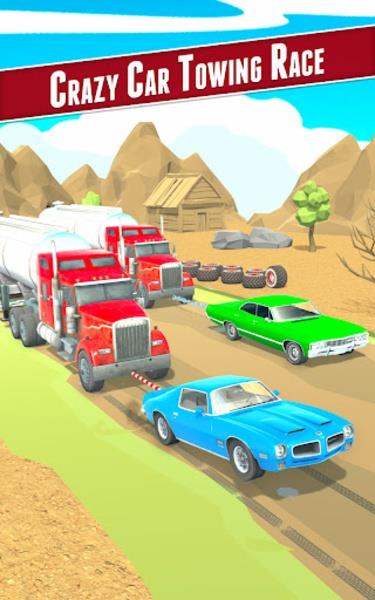 Crazy Car Towing Race 3D Screenshot 3