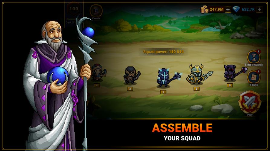 Dungeons&Tactics: TBS RPG Captura de tela 1