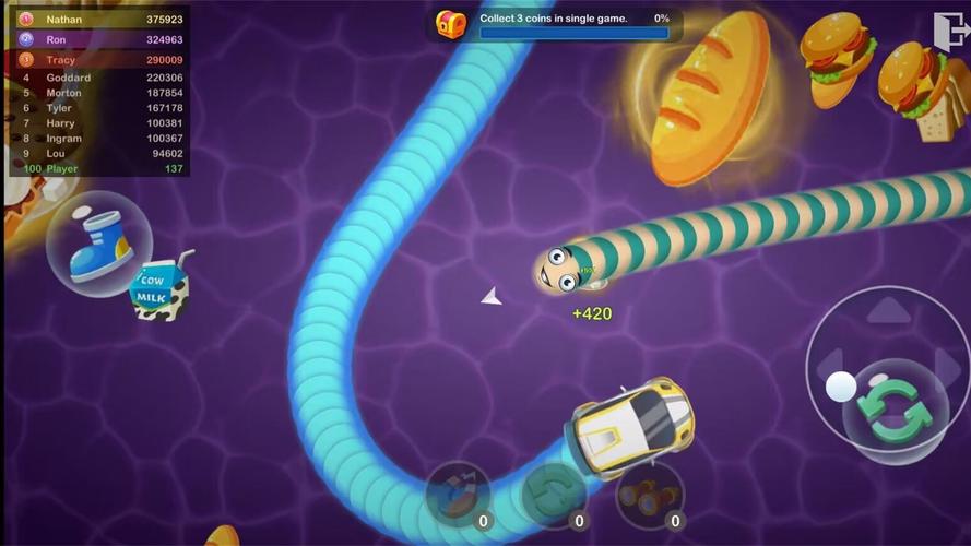 Slinky Snake: Worm.io Game Capture d'écran 0