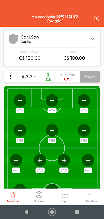 Parciais CFC Captura de pantalla 0