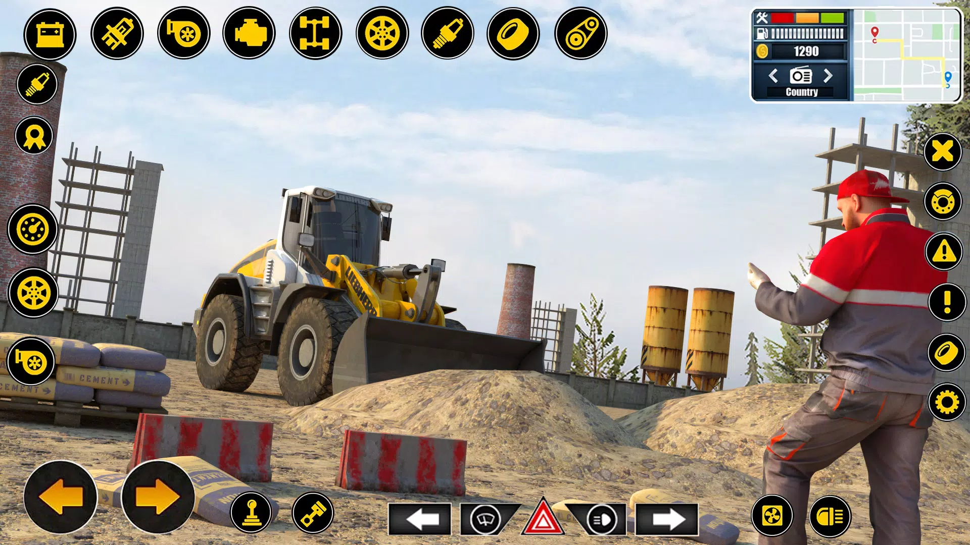 3D City Road Construction Game Captura de tela 1
