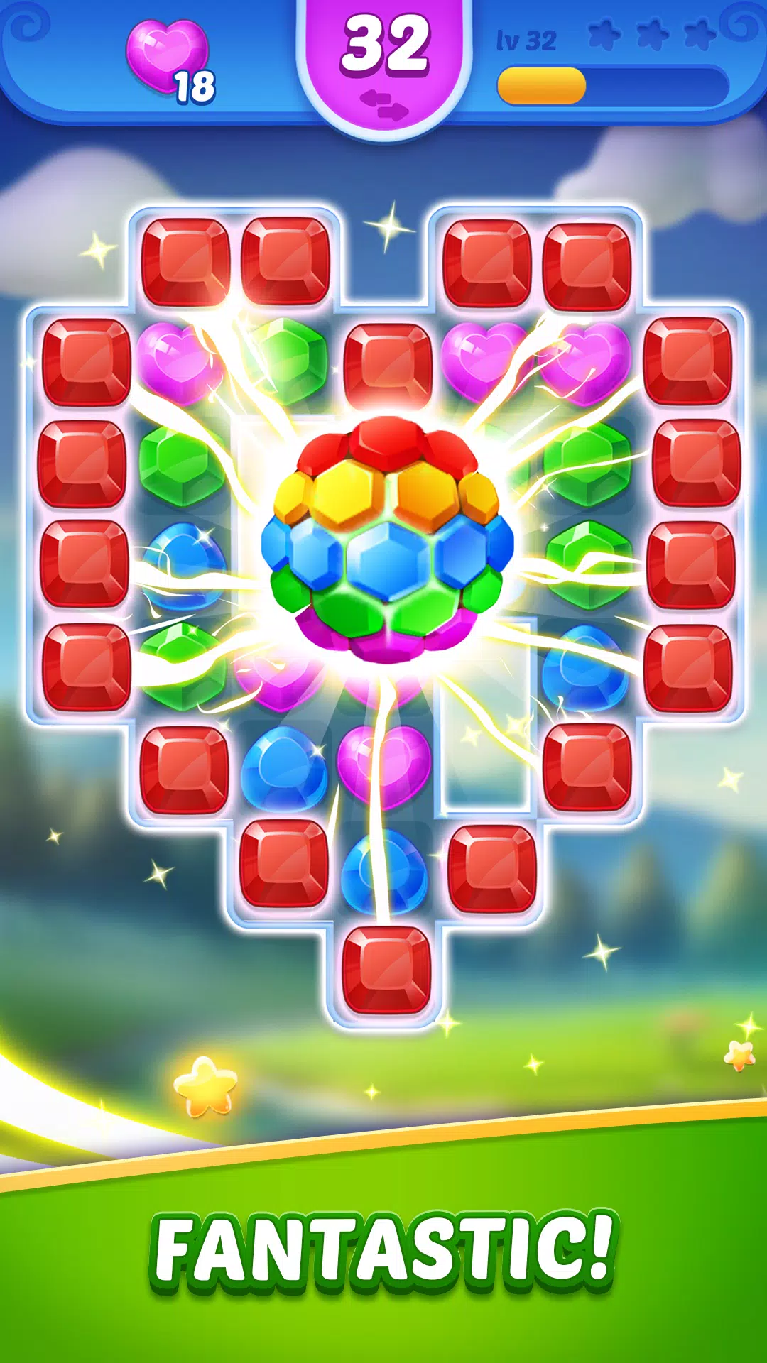 Jewel Blast Time - Match 3 Captura de pantalla 2