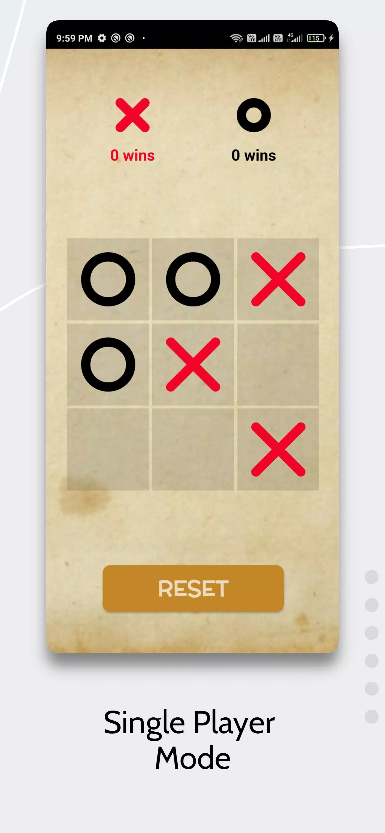 Tic Tac Toe AI Game 스크린샷 1