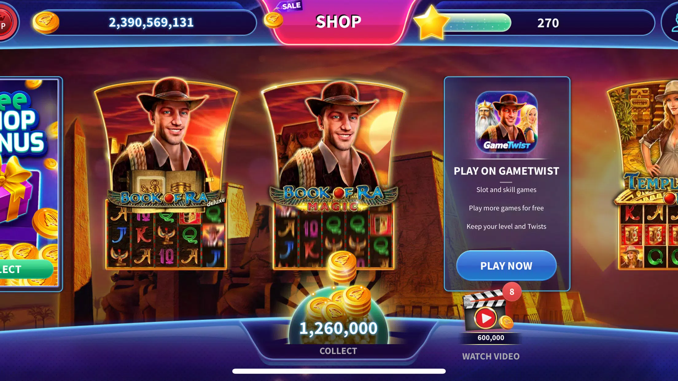 Book of Ra™ Deluxe Slot स्क्रीनशॉट 1