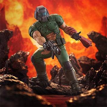 Doom Marine Pop -up -Parade -Statue