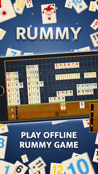 Rummy - Offline Board Game Mod Captura de pantalla 0