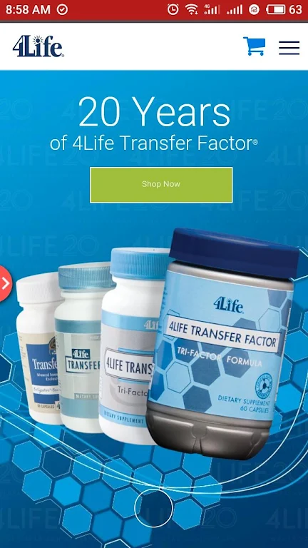4Life Login Captura de tela 1