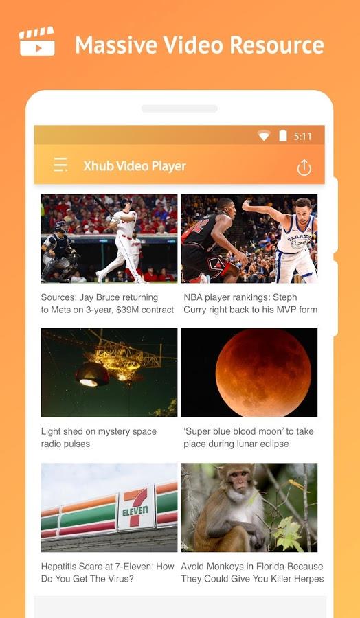 Xhub Video Player Capture d'écran 2