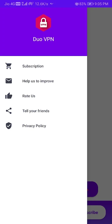 Duo VPN スクリーンショット 2