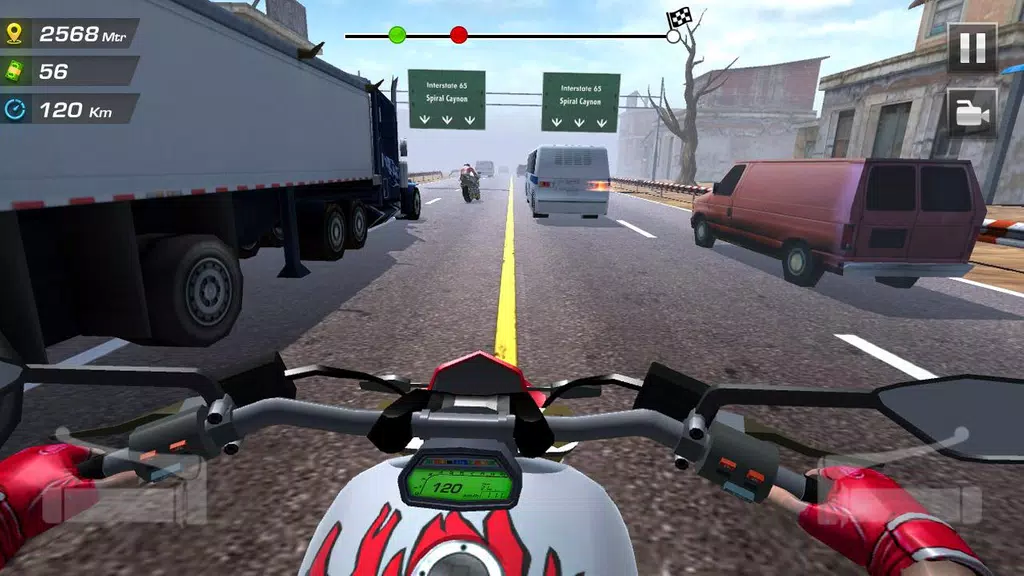 Highway Moto Rider 2: Traffic應用截圖第0張